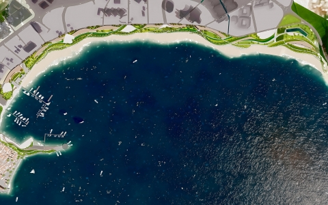 Budva Beach front masterplanning - Design proposal